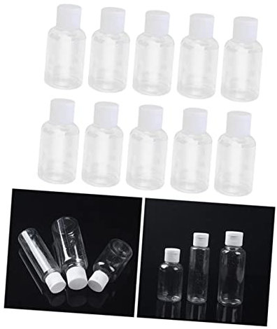 Baluue Lot De 10 Flacons Compacts En Plastique De 50 Ml Avec Pour Émulsion À Pompe