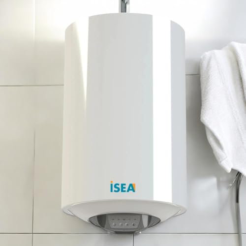 Briconess.com Scaldabagno Elettrico ad accumulo Controllo Smart Risparmio energetico 50 lt Verticale Isea