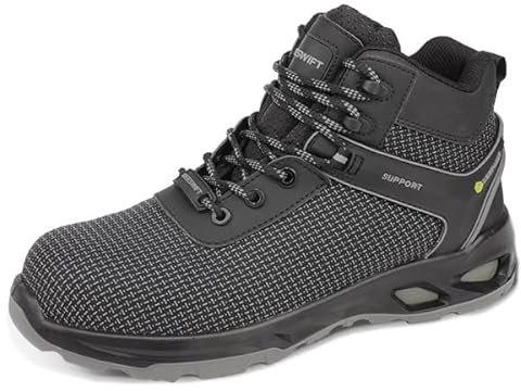 BEESWIFT HIMLEY TPU TEK Composite MID Lightweight Safety Work Boot S3S Black 10