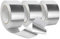 Suimlmta 3 Rolls Aluminium Foil Tape 50mm x 50m Aluminium Tape Heat Resistant Insulation Adhesive Tape for Insulating and Sealing Ducts, Silver