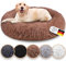 Belune® Hundebett [mit waschbarem Bezug] - Das Original - [S, 70cm, Braun] Hundekorb, Katzenbett, Hundekörbchen, Dog Bed, Flauschiges Hundebett für große, mittelgroße & kleine Hunde