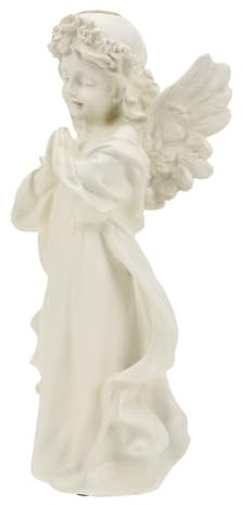 Amosfun Einzigartige Engel Form Kerzenhalter für Home Harz Material Stehend für