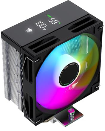 TZMRIT KF420 DGT ARGB CPU with temperature display, for Intel LGA 1700/1200/115X/1851/1366/2011, for AMD AM4/AM5 (KF401)