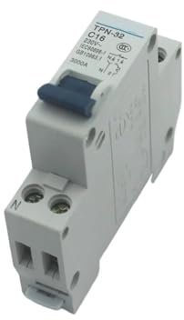 DPN 1P+N 16A Mini Disjoncteur MCB 1 Pièces