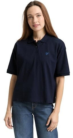 TOM TAILOR Damen Piqué Poloshirt