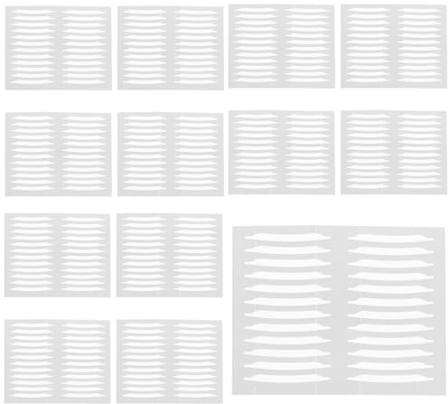 Housoutil Schlupflider Tapes 30 Stück Transparent Doppelseitig Unsichtbar für Augenlifting und Monolider Hautfreundlich und Schweißresistent