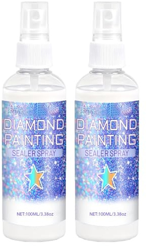 Ottnuk 2 Stück Fixativ Spray, Pastellkreide Acryl Firnis Spray, Schutz von Gemälden Fixierspray Acrylfarbe