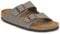 Birkenstock Arizona Birko-Flor Nubuck, Sandali Unisex-Adulto, Beige (Stone Nubuk), 44