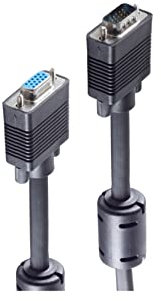Shiverpeaks BS78061-5 Basic-S SVGA Monitorkabel, Stecker auf Kupplung schwarz