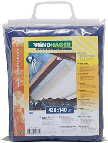 Sonnensegel 420x140cm uni-blau