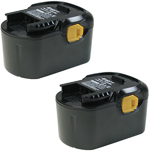 2x Hochleistungs Ni-MH Akku 14,4V / 3000mAh ersetzt AEG 4935413106, 4935416790, B1414G, B1415R, B1420R, B-1414-G, B-1415-R, B-1420-R, M1430R, M-1430-R, GBS 14.4V