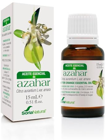 Soria Natural, Olio essenziale di fiori d'arancio, Arancia amara, 15 ml