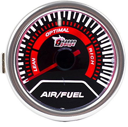 E Support™ 2 52mm LED Auto Universal Air/Fuel Luft/Gas Gemisch Anzeige Instrument Gauge