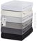 Exclusive Topper-Spannbettlaken | Bettlaken mit extra starkem Stoff 160 g/m² | Ideal für Boxspringbetten und Topper | OEKO-TEX® MADE IN GREEN | Split-Topper 10cm Steghöhe | 180/200x200 cm Anthrazit