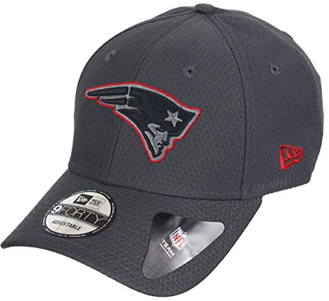 New Era New England Patriots NFL Hex Era Graphite 9Forty Cap - One-Size