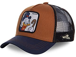 Capslab Dagobert Duck Disney Brown/Blue Trucker Cap - One-Size