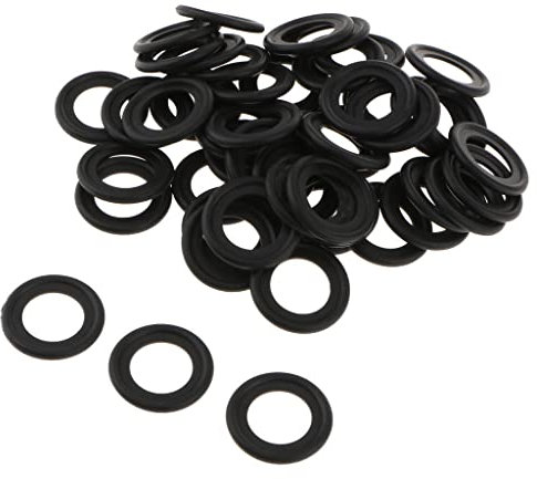 Guarnizione Tappo Di Scarico Olio In Gomma Per Ford F5TZ-6734-BA - Adatto M14 (diametro Esterno 22mm), Confezione Da 50