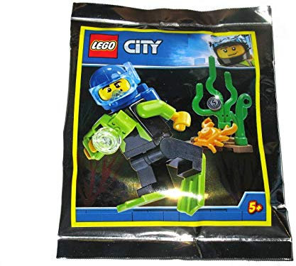 LEGO City Cool Diver Minifigure Foil Pack 951906 (Bagged)