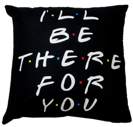 MZQSIY 18x18 inch Black Sofa Polyester Home Decor Friends TV Show Cushion Cover Pillow Covers Pillow Cases (14)