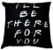 MZQSIY 18x18 inch Black Sofa Polyester Home Decor Friends TV Show Cushion Cover Pillow Covers Pillow Cases (14)