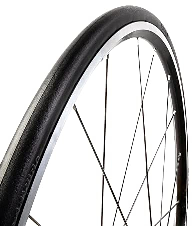 Tannus 100% Pannenschutz-Reifen 700x23c (23-622) Airless Tire Slick | Solider Rennradreifen Road, Farbe Midnight (Schwarz), Härte Regular