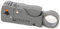 Cabelcon 98501010 Profi Abisolier-Werkzeug für Kabel RG 6, RG 58, RG 59, Dunkelgrau