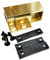 Cricchetto universale Luccio Savio 1360 per vasistas FINITURA ORO LUCIDO