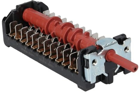 easyPART passend für Beko 263100032 Backofenschalter GOTTAK 891202K für | Herd, Backofenfunktionen, Drehwahlschalter, Drehschalter, Whirlpool 482000008352, Kompatibel mit Arcelik, Blomberg, Grundig