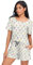 linqin Spring Garden Damen Pyjama-Set, Lounge-Sets für Damen, weiche Schlafshorts, Pyjama-Sets, Frühling, Garten, L
