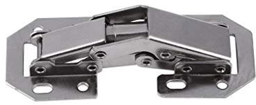 cerniere per armadietti, Cerniera a forma di rana a molla a forma di ponte da 3 pollici Cerniera for porta dell'armadio senza foro di perforazione Hardware for mobili Armadio da cucina