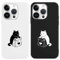 Yoedge 2 Pack Phone Case Compatible with iPhone 11 Pro Max 6.5, Ultrathin Soft Silicone TPU with Aesthetics Pattern, Shockproof Bumper Protector Matte Cover for iPhone 11 Pro Max, Lovers Cat