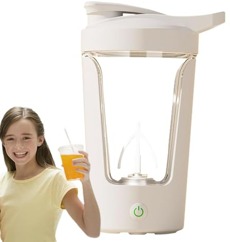 Bouteille shaker électrique, mélangeur de protéines portable, shaker personnel, bouteille shaker de protéines anti-fuite pour shakes protéinés et substituts de repas pour hommes et femmes