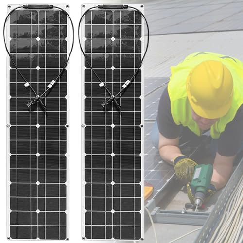 vnmudzeo Panneau Solaire PhotovoltaïQue Pliable, pour Banque d'alimentation, Camping-Car, Yacht, Panneau PhotovoltaïQue 400 W 800 W, Dispositif De ContrôLe 40 A,400W-White