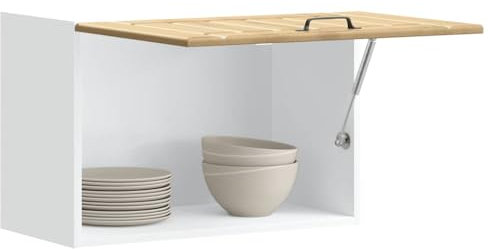 Myheimly Küchenschrank Küchenzeile,Küchenmöbel Einbauküche Schrank,Holzwerkstoff Schrank,Eiche handwerklich,Wall Cabinet,60 x 31 x 40 cm