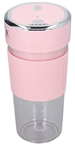 Licuadora portátil - Mini exprimidor eléctrico, batidora de frutas de mano para batidos de leche, recargable por USB, 1200 mAh, ideal para el hogar, viajes, oficina, multifuncional y compacta