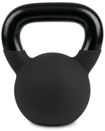 Neoprene Kettlebell 6–24KG – Cast Iron Color-Coded Weights for Strength, Cardio & Home Workouts – FLG Fitness (24KG (Black))