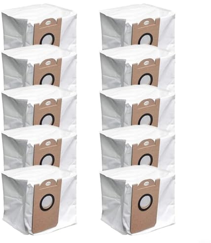 WIIYENA Vacuum Cleaner Bag for Vexilar W11 Robot Vacuum Cleaner Replacement Parts Dust Bags Dust Collection Bag Accessories Kit(10 Pack)