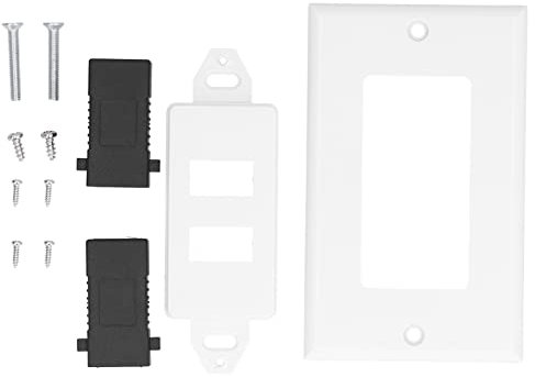 Placa de Pared USB 3.0 para Transmisión de Datos Rápidos, Conexión Carga USB Doble Enchufe para Cargas Alta Velocidad, Adecuado en el Hogar y la Oficina