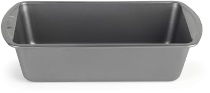 Salter Recycled Bakeware Kastenform 28 cm, 100% recycelter Karbonstahl | Antihaftbeschichtung, gleichmäßige Wärmeverteilung, ofenfest bis 220 °C, hohe Seiten gegen Auslaufen
