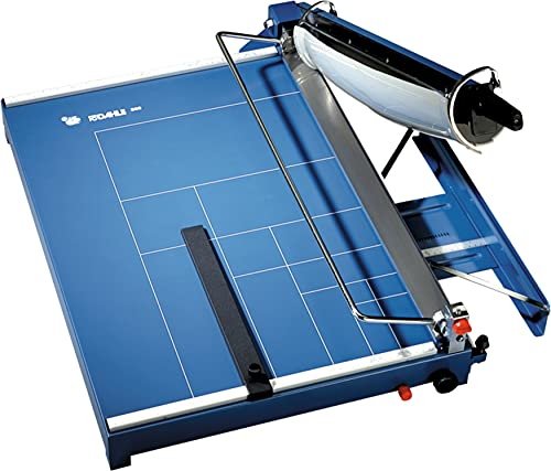 Dahle 569 Premium Hebelschneider, 69,8 cm Schnittlänge, 35 Blatt Kapazität, selbstschärfende Klinge, automatische Klemme, mit Sicherheitsschutz