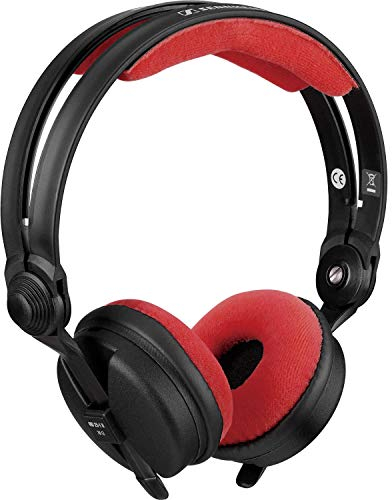 Los cojinetes de reemplazo Zomo Polster/almohadillas para los auriculares Sennheiser HD 25, Rojo