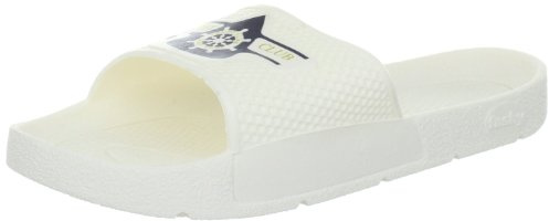 Fashy Yacht Club 7227 10, Unisex - Erwachsene Bade Sandalen, Weiss (Weiß 10), EU 36