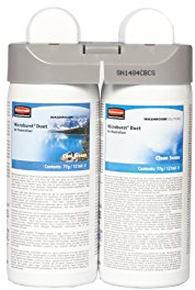 Rubbermaid Commercial Products Microburst Duet Nachfüllset für Raumlufterfrischer, Sorten Clean Sense und Cool Breeze