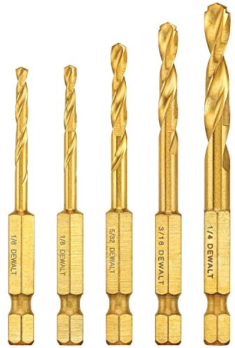 DEWALT DD5155 Impact Ready Titan-Bohrer-Set, 5-teilig