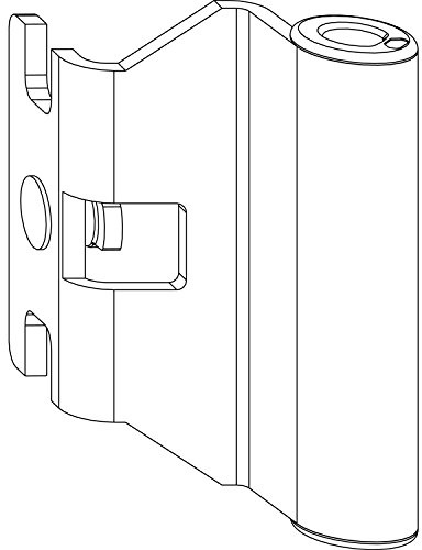 MACO Bandwinkel DTuni 4/18- 9 u. 12/18- 9 mm, 130 kg, weiß (207897)