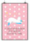 Mr. & Mrs. Panda DIN A4 Poster Einhorn Sternenhimmel - Geschenk, Verrückt, Kunstdruck, Wanddekoration, Einhorn Deko, Kinderposter, Unicorn, Pegasus,