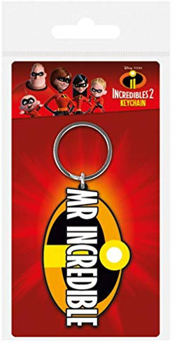 Disney RK38816C Schlüsselanhänger aus Gummi, Mehrfarbig, 4.5 x 6 cm