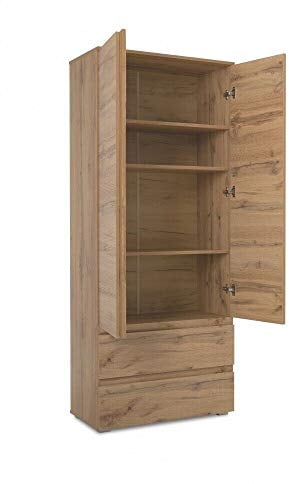 DEINE TANTE EMMA 002620 Image 7 Honig Eiche Nb. Mehrzweckschrank Vorratschrank Stauraumschrank Hochschrank ca. 80 x 191 x 40 cm