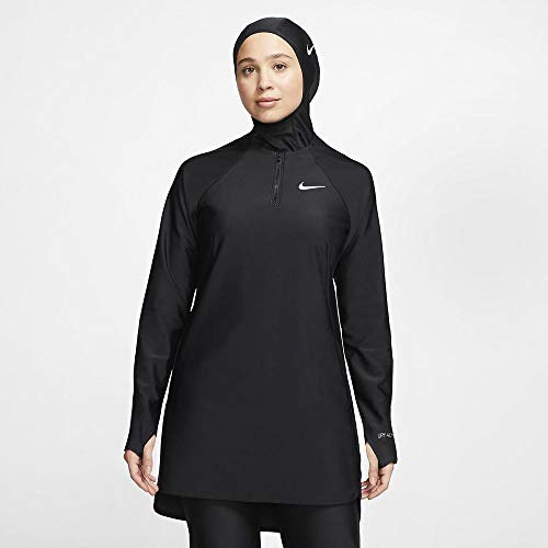 NIKE Long Sleeve Tunic To Women's Long-Sleeved T-Shirt, womens, Long-sleeved t-shirt, NESSA440, Black, XS