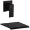 PHASAT Grifo Empotrado Lavabo Grifo Cascada Bañera con Caño de 20 cm Ancho Negro BB02E